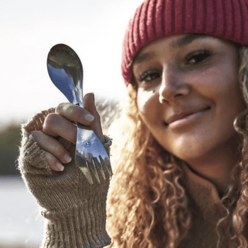Linguriţă Light My Fire Swedish Spork 2-pack stainless