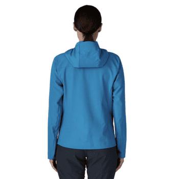 Jachetă Patagonia R1 CrossStrata Hoody Women Aquatic Blue