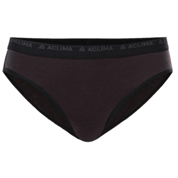 Chiloți Aclima LightWool Briefs Women Chocolate Plum