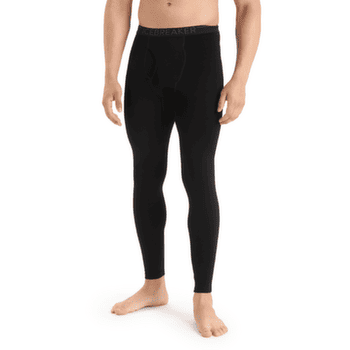 Colanți Icebreaker Tech Leggings w Fly Men Black/Monsoon