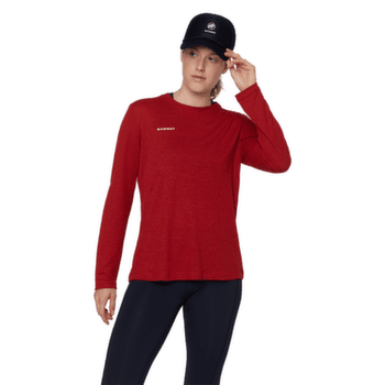 Tricou cu mânecă lungă Mammut MASSONE LIGHT LONGSLEEVE WOMEN 3818 dark mammut red