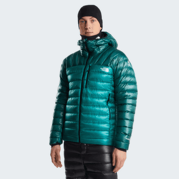 Jachetă The North Face SUMMIT BREITHORN HOODIE Men SE4 RESTORATIVE TEAL/PACIFIC TEAL