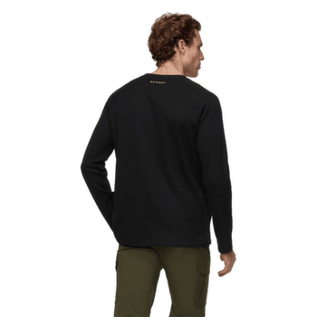 Tricou cu mânecă lungă Mammut Waffle Longsleeve black 0001