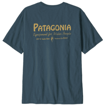 Tricou cu mânecă scurtă Patagonia WATER PEOPLE BANNER T-SHIRT Men Summit Blue