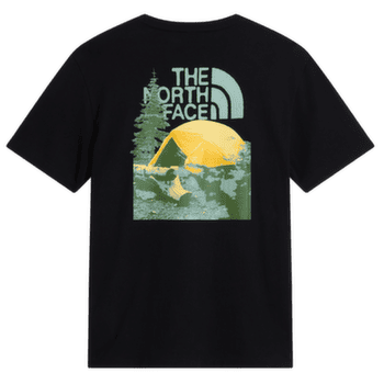 Tricou cu mânecă scurtă The North Face PITCH A TENT RELAXED SHORT SLEEVE TEE MEN TNF BLACK