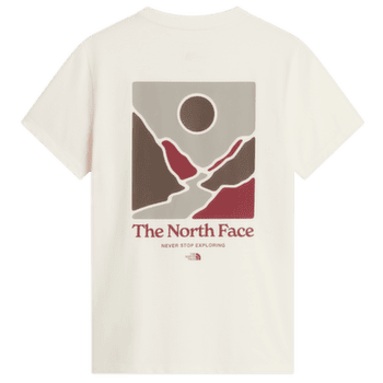 Tricou cu mânecă scurtă The North Face MONTE REGULAR SHORT SLEEVE TEE-GRAPHIC WOMEN WHITE DUNE
