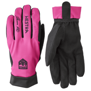 Mănuși Hestra Klaebo Pro Model - 5 finger Black/Orchid