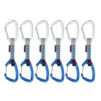 Set expres Mammut Crag Wire Quickdraws 10 cm 6P Silver-Ultramarine 19200