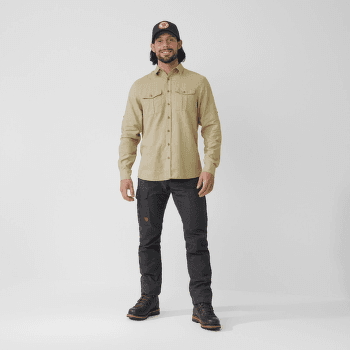 Cămașă cu mânecă lungă Fjällräven Övik Travel Shirt LS Men Indigo Blue-Dark Navy