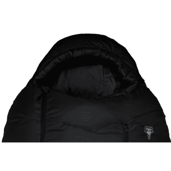 Sac de dormit Grüezi bag Biopod DownWool Subzero 185 Black Edition Black