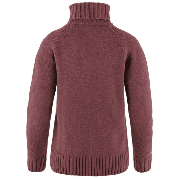 Pulover Fjällräven Övik Cable Knit Roller Neck Women Mesa Purple