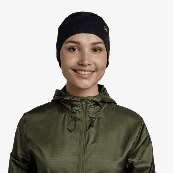 Bandă pentru cap Buff Windproof Headband GREY LOGO