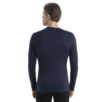 Tricou cu mânecă lungă Icebreaker Merino 200 Oasis LS Crewe Men Midnight Navy