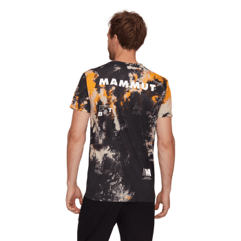 Tricou cu mânecă scurtă Mammut Massone Sport T-Shirt Sender Men black-tangerine 00711