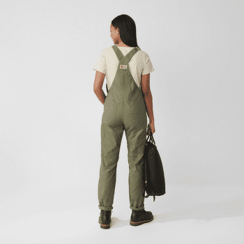 Pantaloni Fjällräven Vardag Dungaree Trousers Women Green