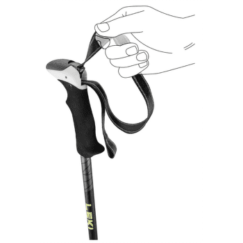 Gaură Leki Khumbu Lite Pro black-dark anthracite-frozen yellow