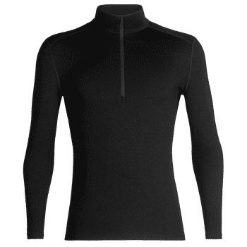 Tricou cu mânecă lungă Icebreaker Merino 260 Tech LS Half Zip Men Black