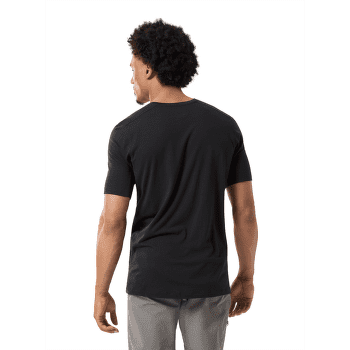 Tricou cu mânecă scurtă Arcteryx Ionia Merino Wool Arc´Word Logo SS Men Solitude Heather