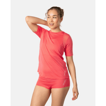 Tricou cu mânecă scurtă Kari Traa Embla Wool Tee Women CANDY/LIGHT RED