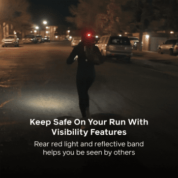 Lampă frontală BioLite Dash 450 Rechargeable HeadLamp Red