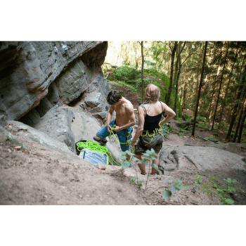 Șaua Rock Empire 3B Slight černá_světle zelená