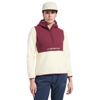Hanorac La Sportiva GUIDANCE SHERPA HOODY WOMEN Chalk/Redwood