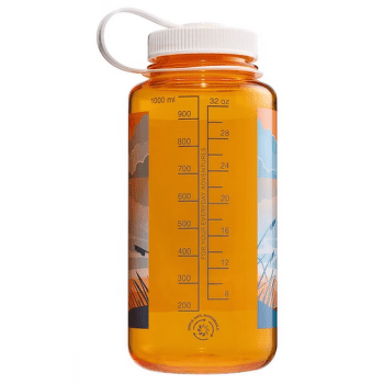 Sticlă Nalgene Wide Mouth 1000 ml Clementine Landscape with Sunset