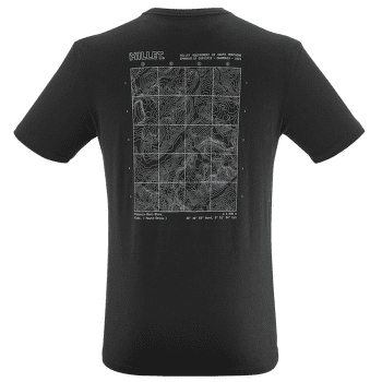 Tricou cu mânecă scurtă Millet CDG CHAMONIX MAP TS SS MEN NOIR NEW