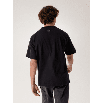 Tricou cu mânecă scurtă Arcteryx Kragg Cotton Lithographica SS Men White Light