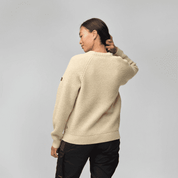 Pulover Fjällräven Övik Waffle Knit Women Light Beige