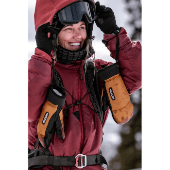 Mănuși Hestra Army Leather Wool Terry Mitt Grey