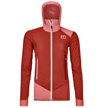Jachetă Ortovox SWISSWOOL COL BECCHEI HYBRID JACKET WOMEN 23501 sunset orange