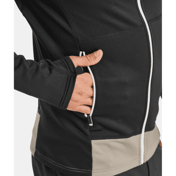 Jachetă Ortovox FLEECE LIGHT HOODY MEN 90201 black raven