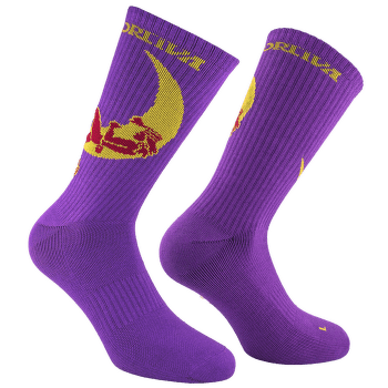 Șosete La Sportiva CLIMBING ON THE MOON SOCKS Purple/Yellow