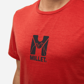 Tricou cu mânecă scurtă Millet UBIC WOOL TS SS Men CORONET BLUE