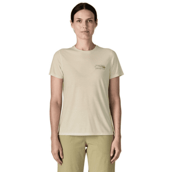 Tricou cu mânecă scurtă Patagonia Cap Cool Trail Shirt - Stratapeaks Women Shore Blue