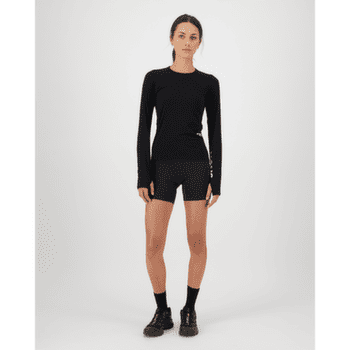 Tricou cu mânecă lungă Mons Royale Bella Merino Long Sleeve Women Black