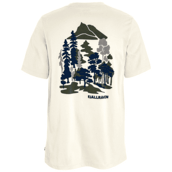 Tricou cu mânecă scurtă Fjällräven SWEDISH FOREST T-SHIRT MEN Chalk White