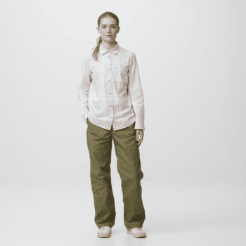 Cămașă cu mânecă lungă Fjällräven ÖVIK LITE FLANNEL SHIRT WOMEN Lavender Mist-Eggshell