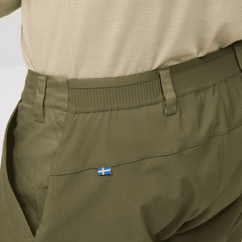 Pantaloni Fjällräven ABISKO HYBRID TRAIL TROUSERS ZIP-OFF MEN Laurel Green
