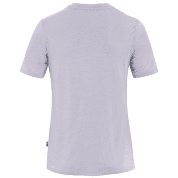 Tricou cu mânecă scurtă Fjällräven HOJA LUGNT WOOL T-SHIRT WOMEN Lavender Mist