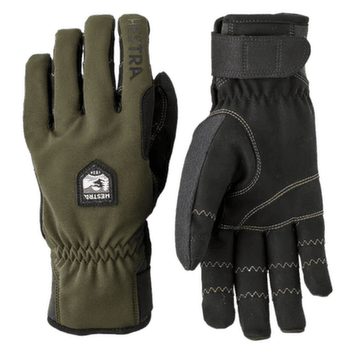 Mănuși Hestra Ergo Grip Wool Touring - 5 finger Dark forest / Black