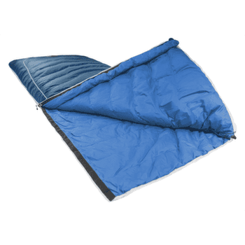 Sac de dormit Grüezi bag DownWool Two in One Comfort 2.0 Rechts Night Blue