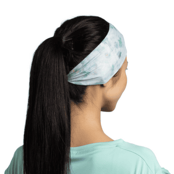Bandă pentru cap Buff COOLNET UV ELLIPSE HEADBAND LUAD SEAGROVE GREEN