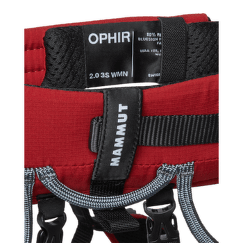 Șaua Mammut Ophir 3 Slide 2.0 Women dark mammut red-strata