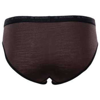 Chiloți Aclima LightWool Briefs Women Chocolate Plum