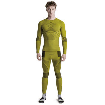 Tricou cu mânecă lungă X-Bionic Energy Accumulator 4.0 Shirt Round Neck Men Marine/Optical White
