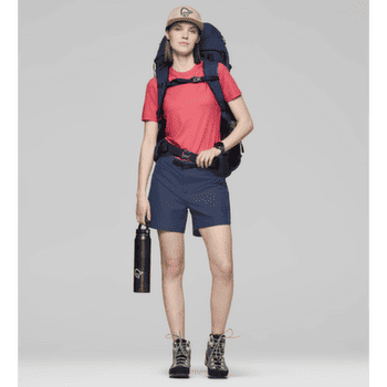 Pantaloni scurți Norrona femund silent grid Shorts Women Navy Blazer