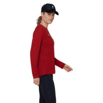 Tricou cu mânecă lungă Mammut MASSONE LIGHT LONGSLEEVE WOMEN 3818 dark mammut red