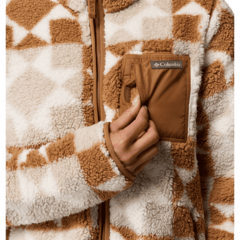 Hanorac Columbia West Bend Print Full Zip II Women Teak Brown, Cozy Quilt 235